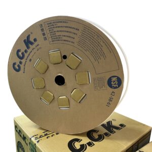 Трубка пластиковая C.C.K (белая) 1/2 размер (бухта 60 м.)